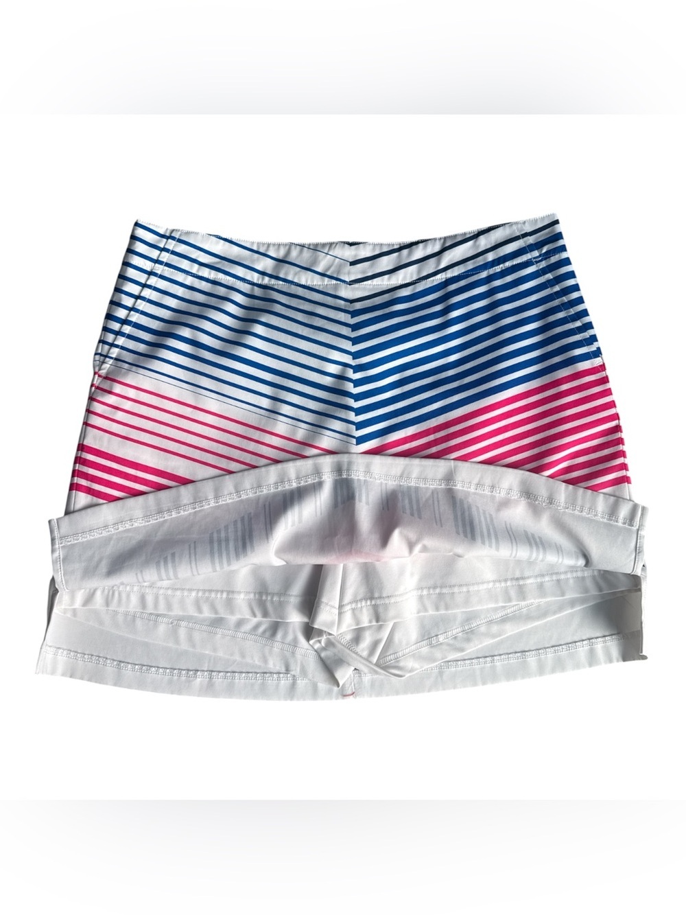 Lady Hagen Striped Chevron Golf Skort Skirt - Picture 2 of 5